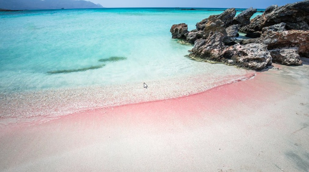 Elafonissi Crete pink sand beach