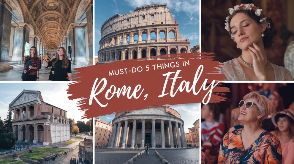 Must-Do 5 Things in Rome, Italy